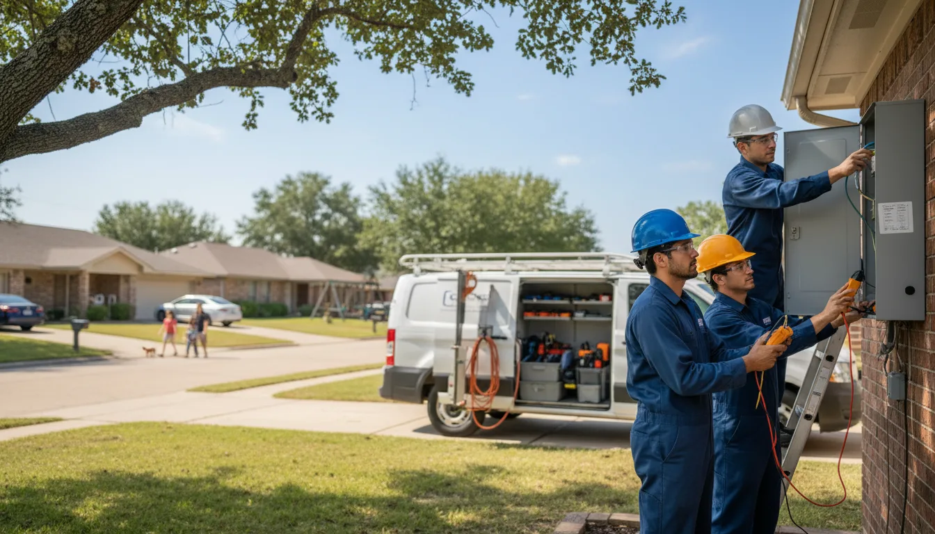 Certified electrician providing emergency electrical services in Dorchester, NE